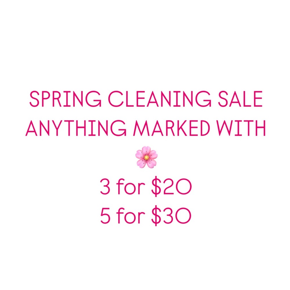 SPRING CLEANING SALE!